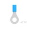 Te Connectivity Ring Terminal, M6 Stud Size, 14 AWG, 600 V, PVC Insulated, Blue 130126 - alternate 4
